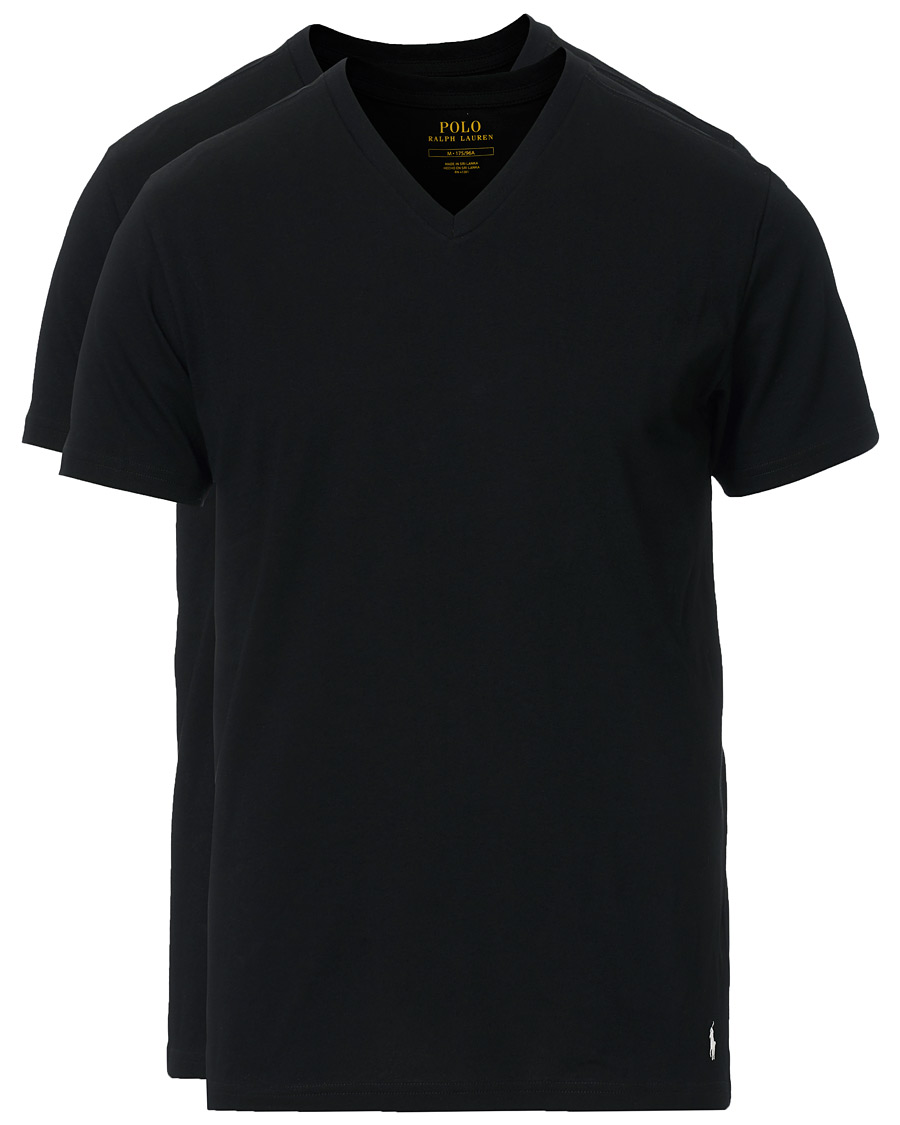 Black polo v neck online