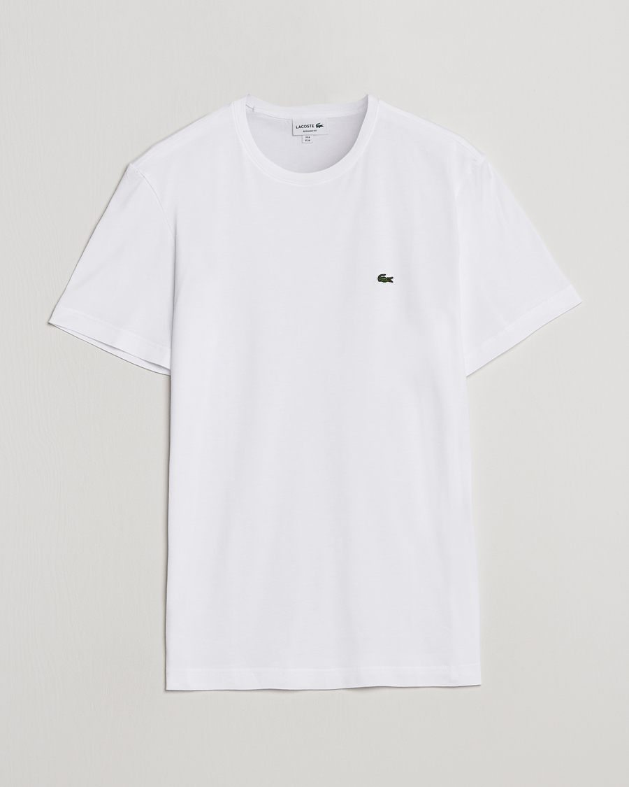 Lacoste Crew Neck T-Shirt White bei Care of Carl