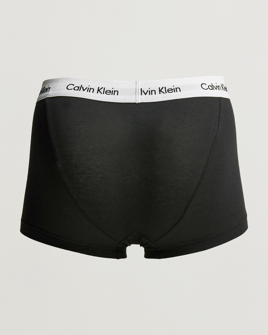 Herren |  | Calvin Klein | Cotton Stretch Low Rise Trunk 3-pack Black