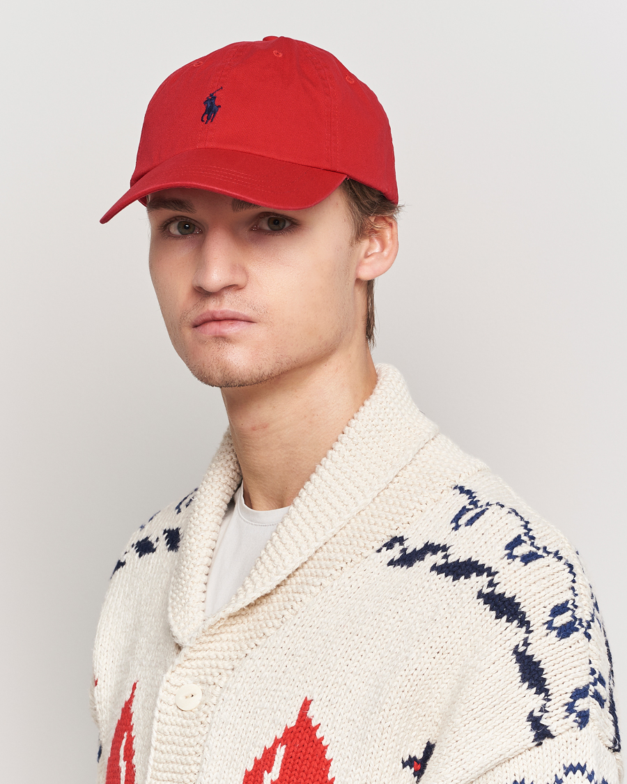 Black and red ralph lauren polo hat online