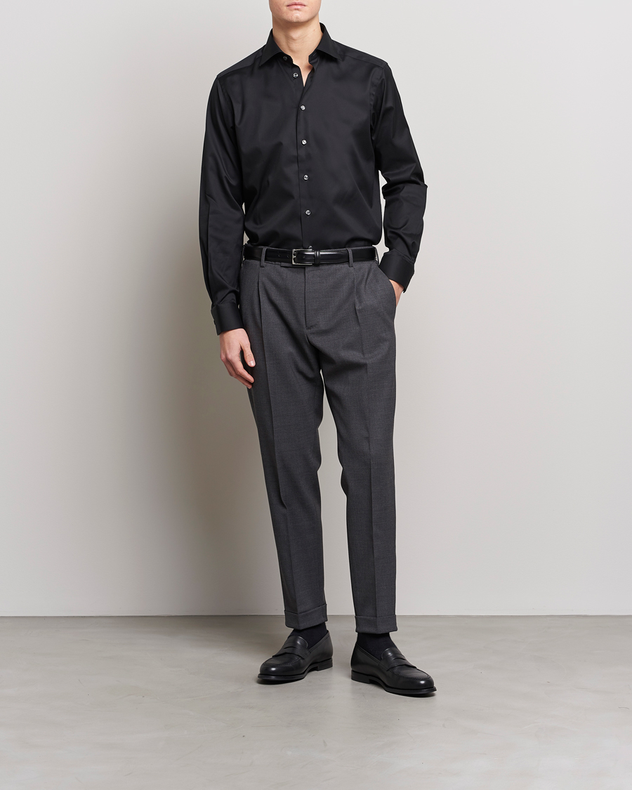 Herren | Eton | Eton | Contemporary Fit Shirt Black