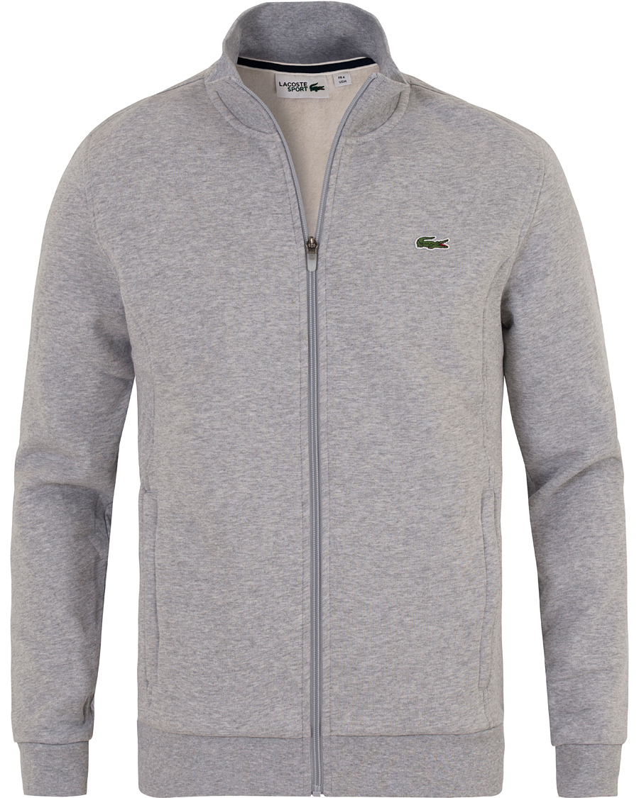 lacoste full zip funnel sweatshirt