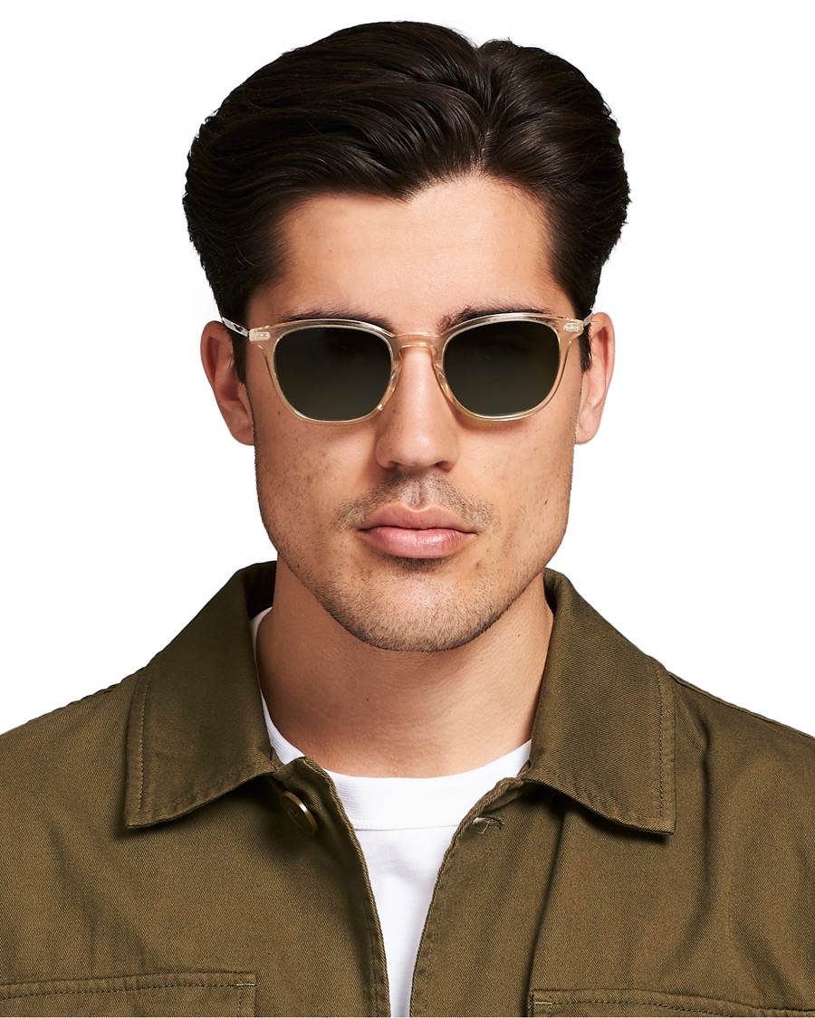 Oliver Peoples Heaton Sunglasses Buff/Green bei 