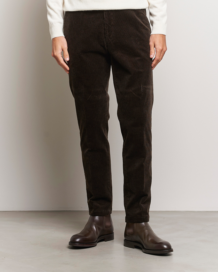 Herren |  | Oscar Jacobson | Denz Corduroy Trousers Dark Brown