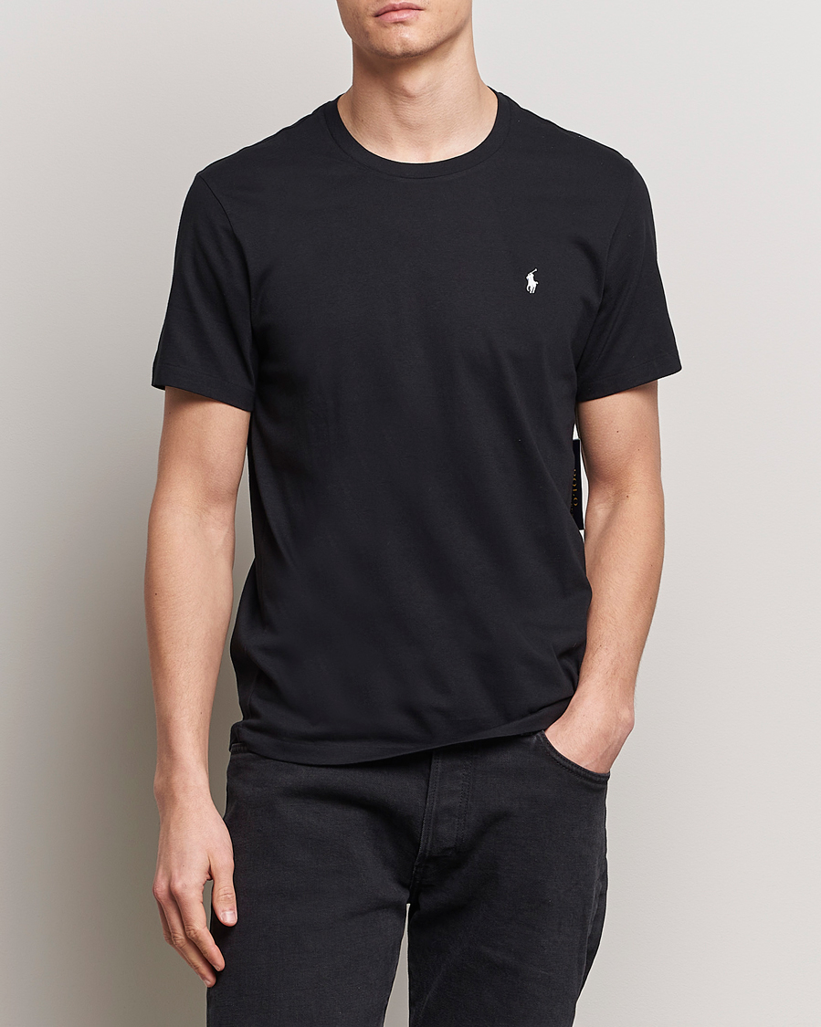 Polo Ralph Lauren Liquid Cotton Crew Neck T Shirt Black