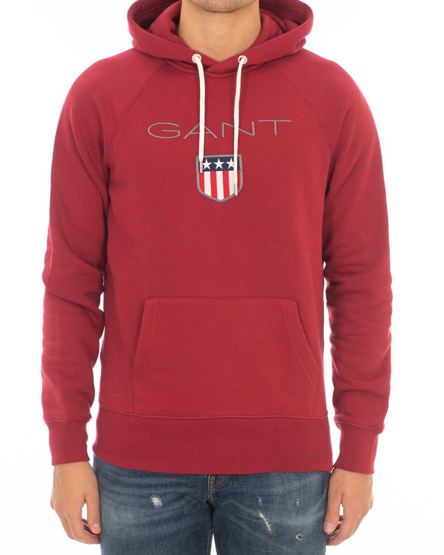 Gant hotsell red hoodie