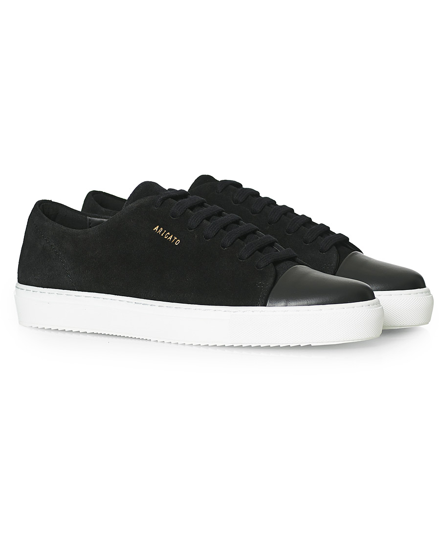 Axel Arigato Cap Toe Sneaker Black Suede