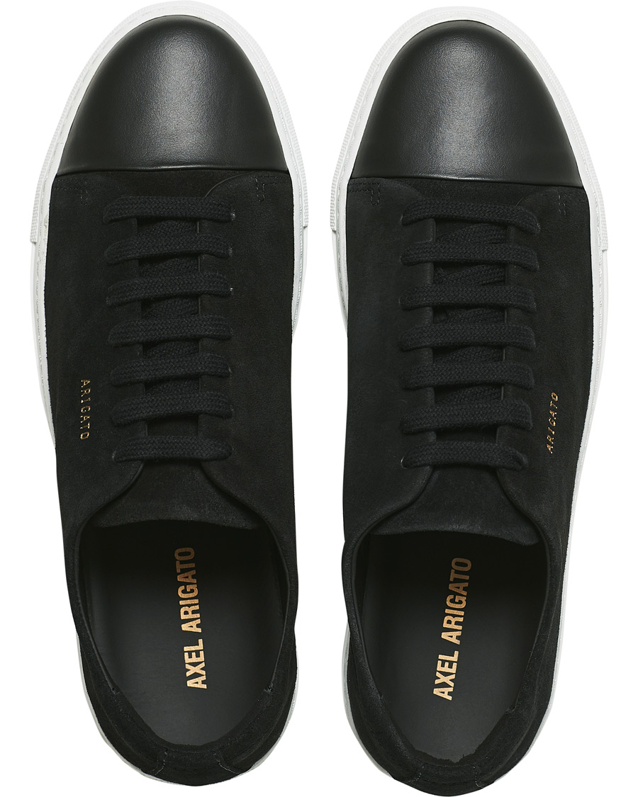 Axel Arigato Cap Toe Sneaker Black Suede