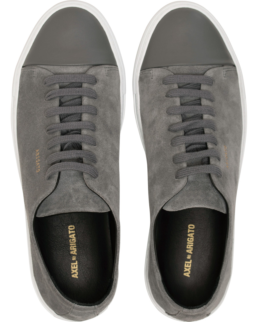 Axel Arigato Cap Toe Sneaker Dark Grey Suede bei Care of Carl