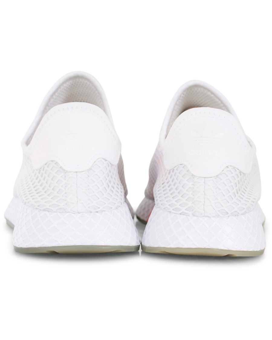 Adidas originals deerupt trainers in white hotsell