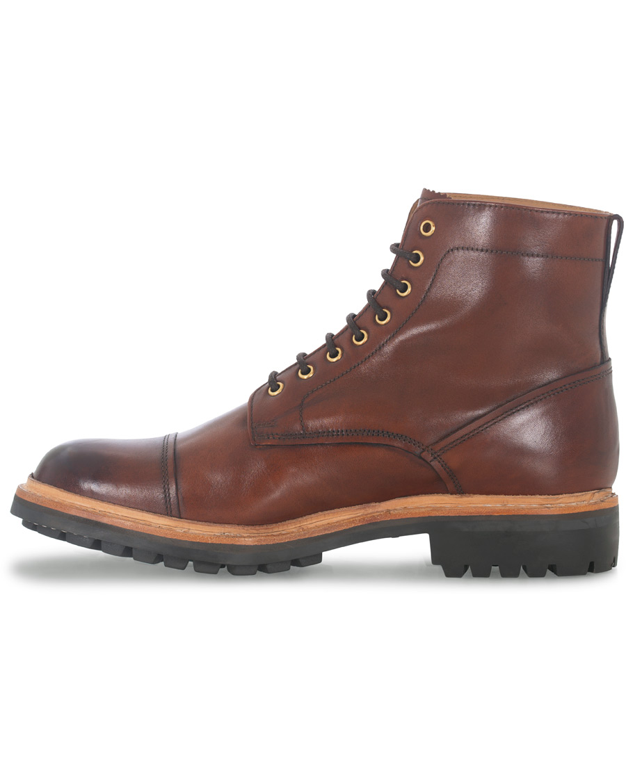 Grenson joseph commando outlet sole toe cap boot