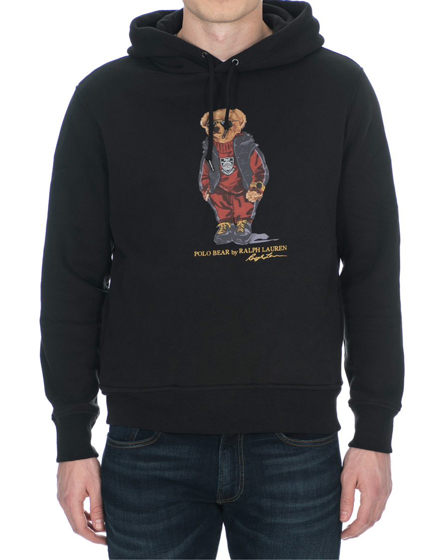 ralph lauren black bear hoodie