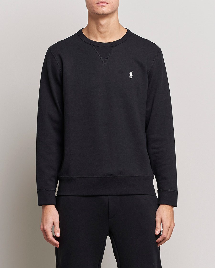 Crew neck sweater with polo shirt online