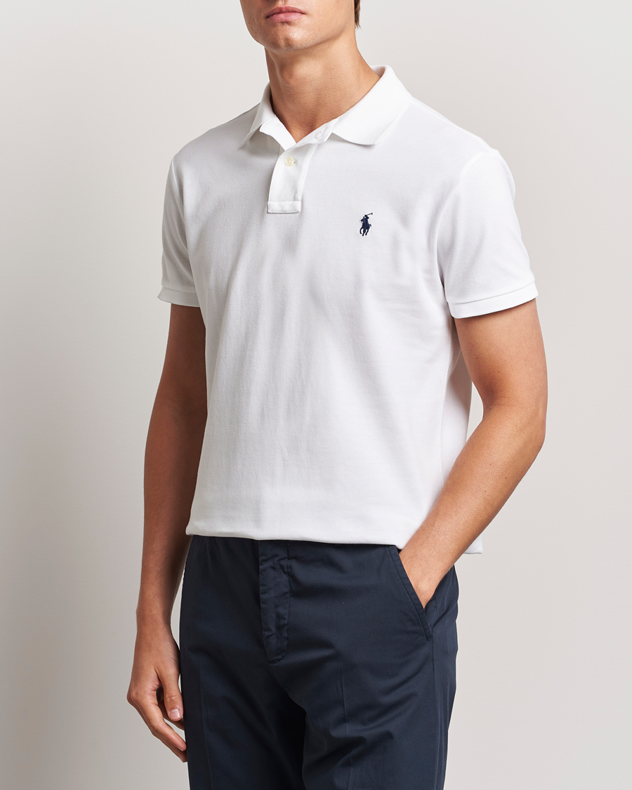 Herren | Only Polo | Polo Ralph Lauren | Custom Slim Fit Polo White