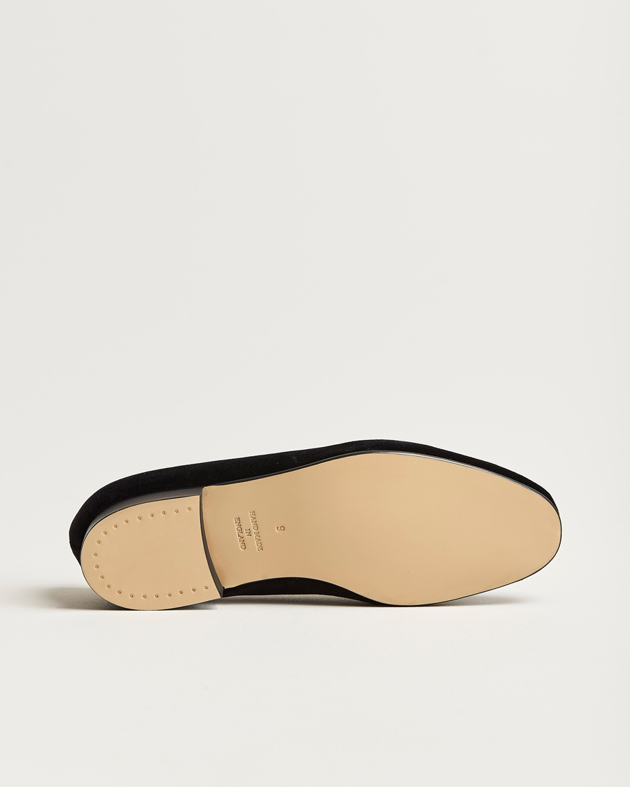 Herren | Sale schuhe | Bowhill & Elliott | Opera Velvet Bow Pumps Black