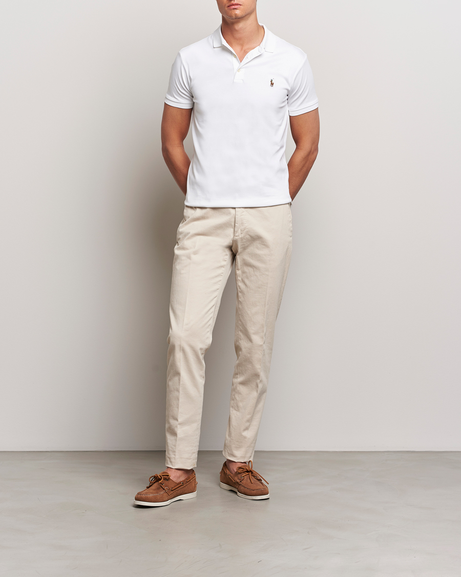 All white polo pants online