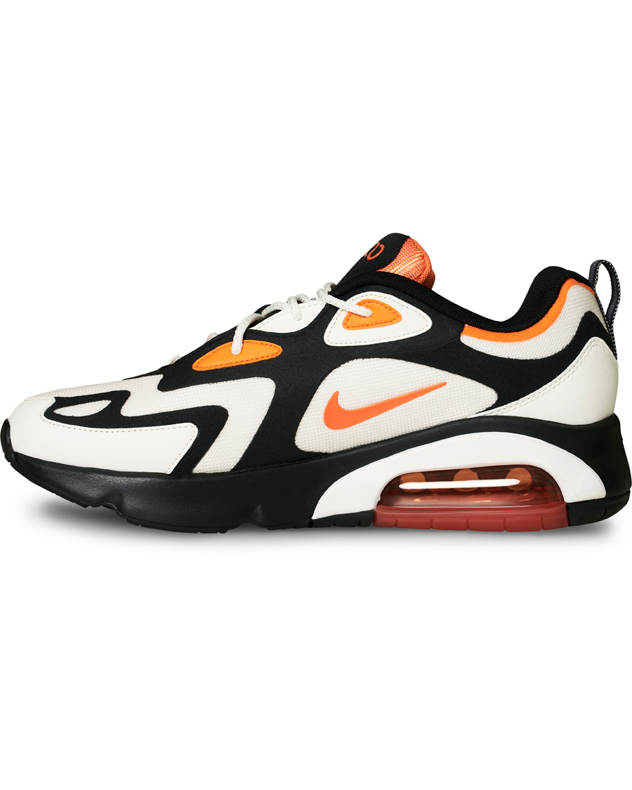 Black and orange air max 200 on sale