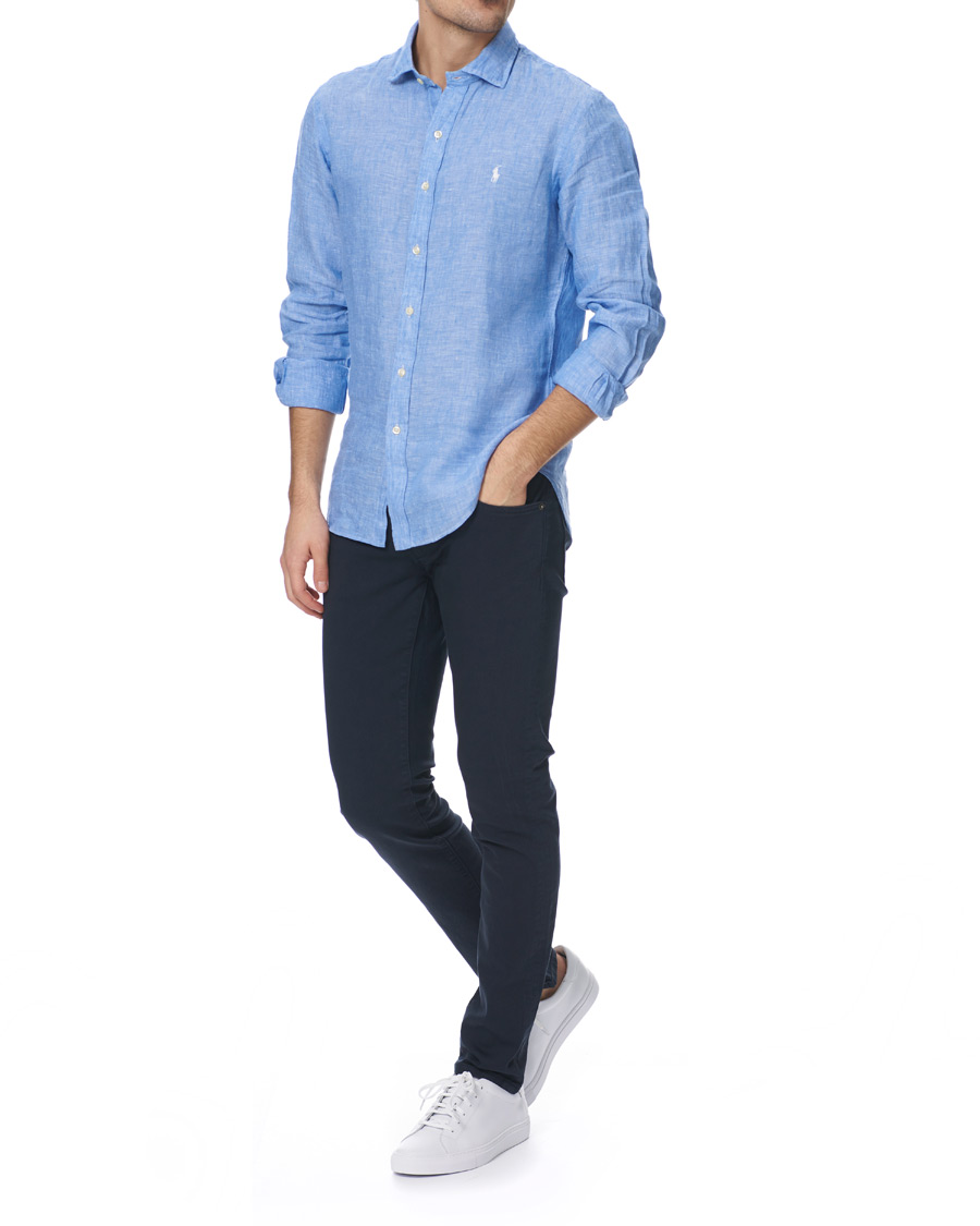 polo ralph lauren slim fit chambray shirt