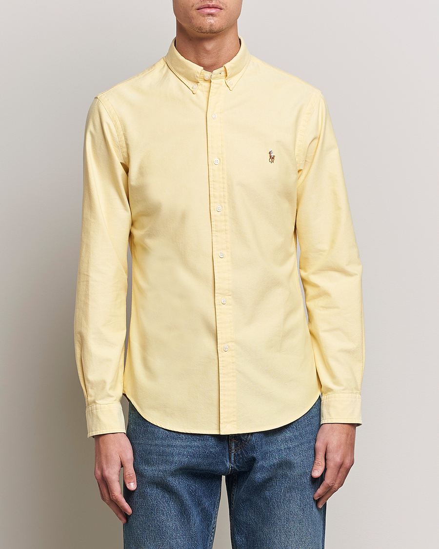 Herren |  | Polo Ralph Lauren | Slim Fit Oxford Button Down Shirt Yellow