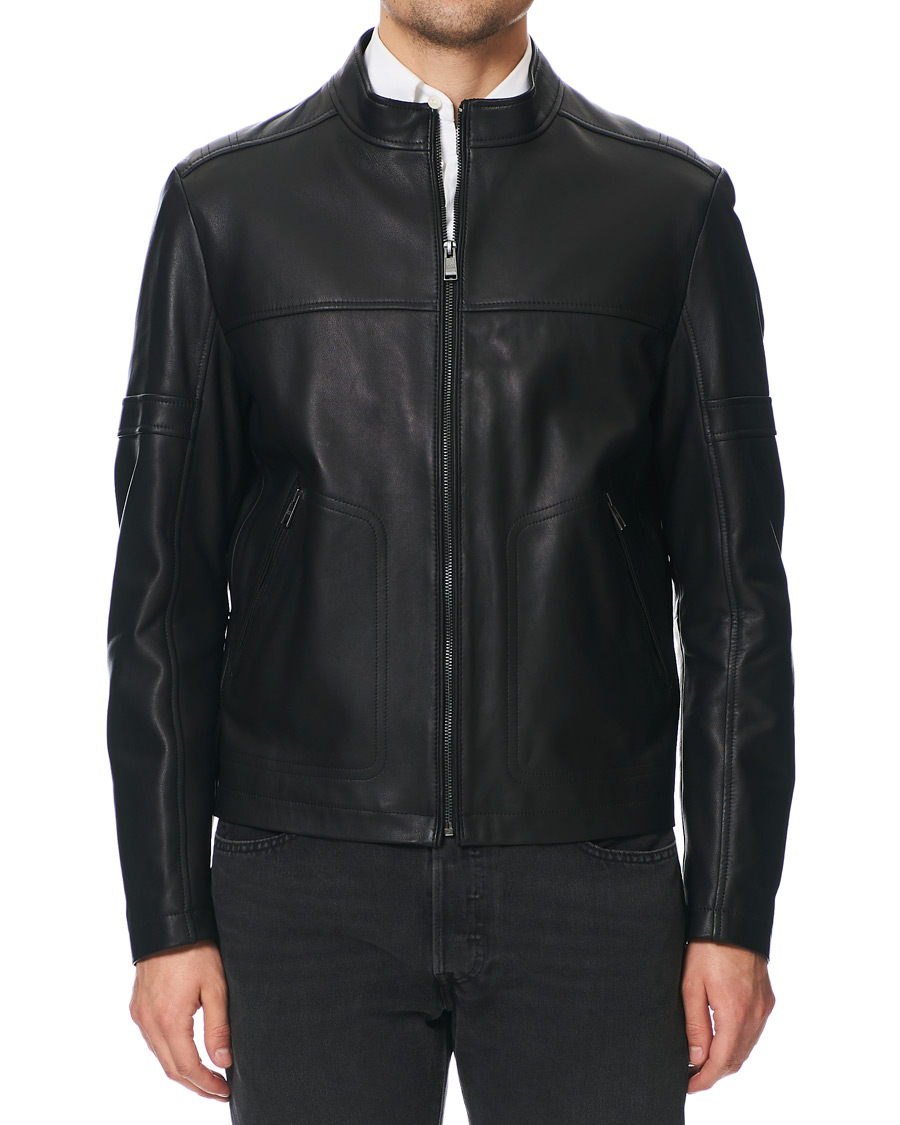 boss nidan leather jacket