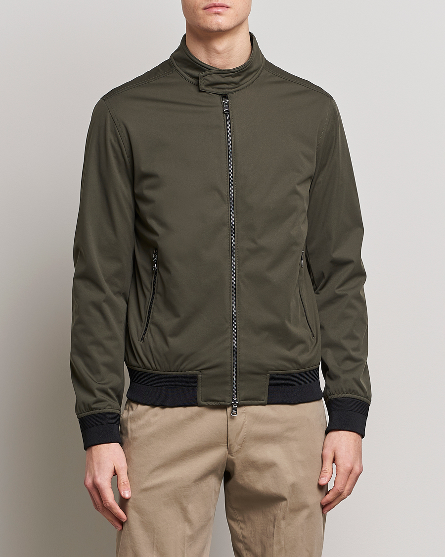 Herren | Stilvolle Jacken | Oscar Jacobson | Harris Harrington Nylon Jacket Green