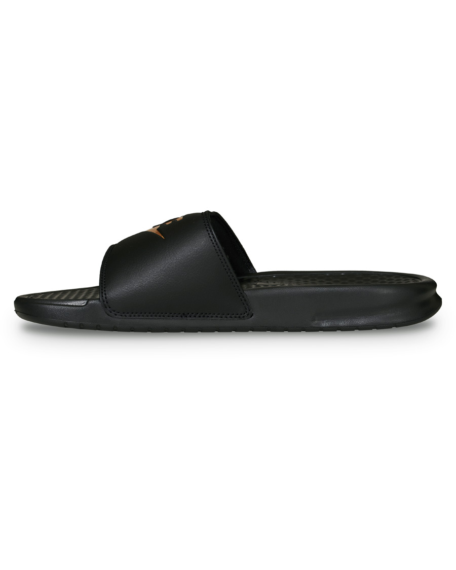 Nike Benassi JDI Slides Black Gold bei Care of Carl