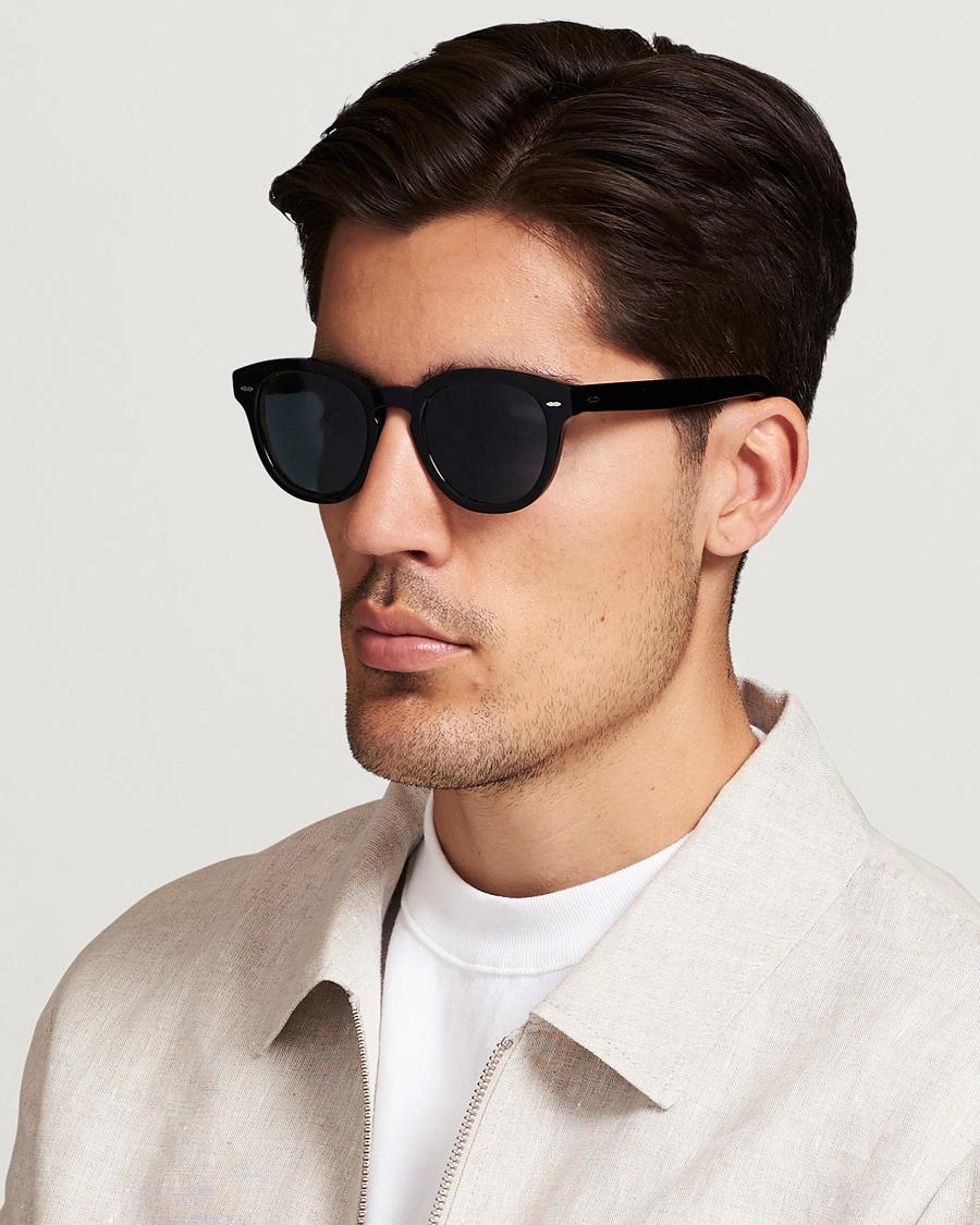 Herren | Runde Sonnenbrillen | Oliver Peoples | Cary Grant Sunglasses Black/Blue