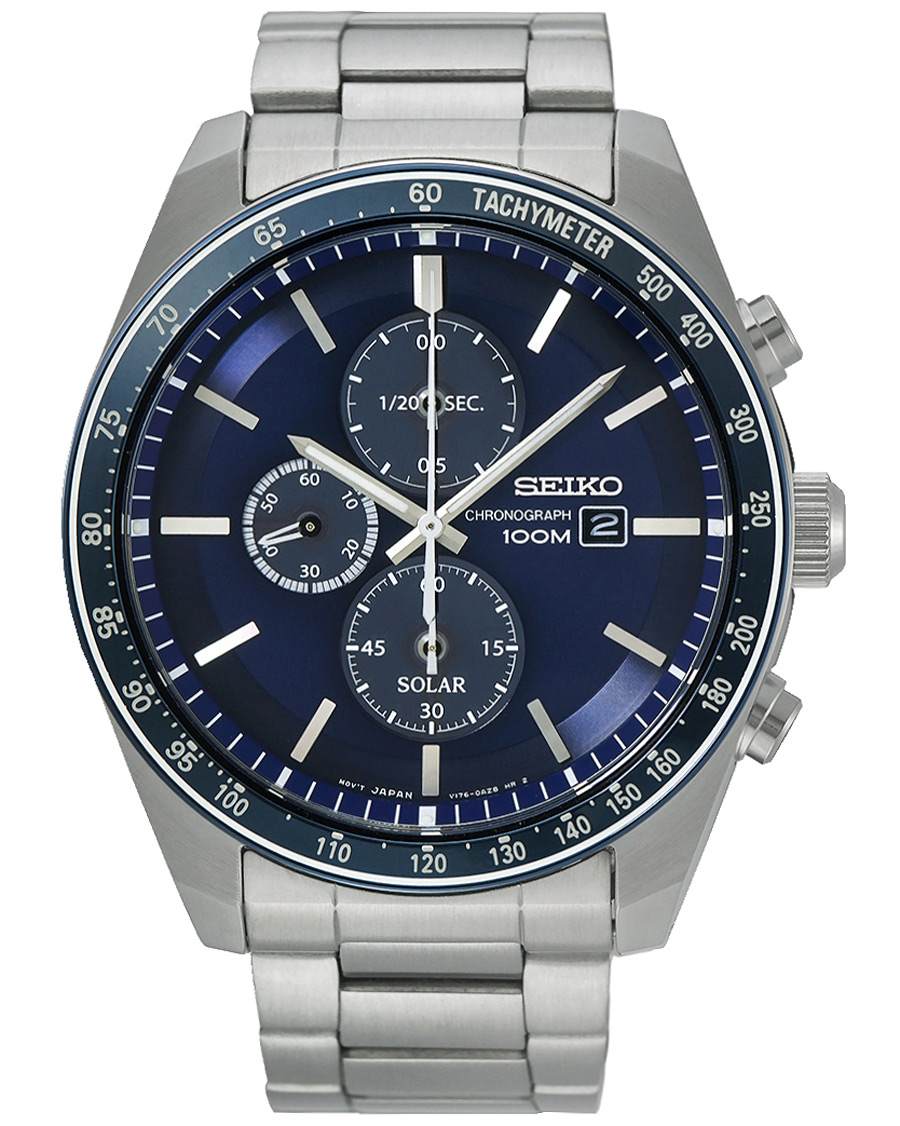 Seiko solar blue sale