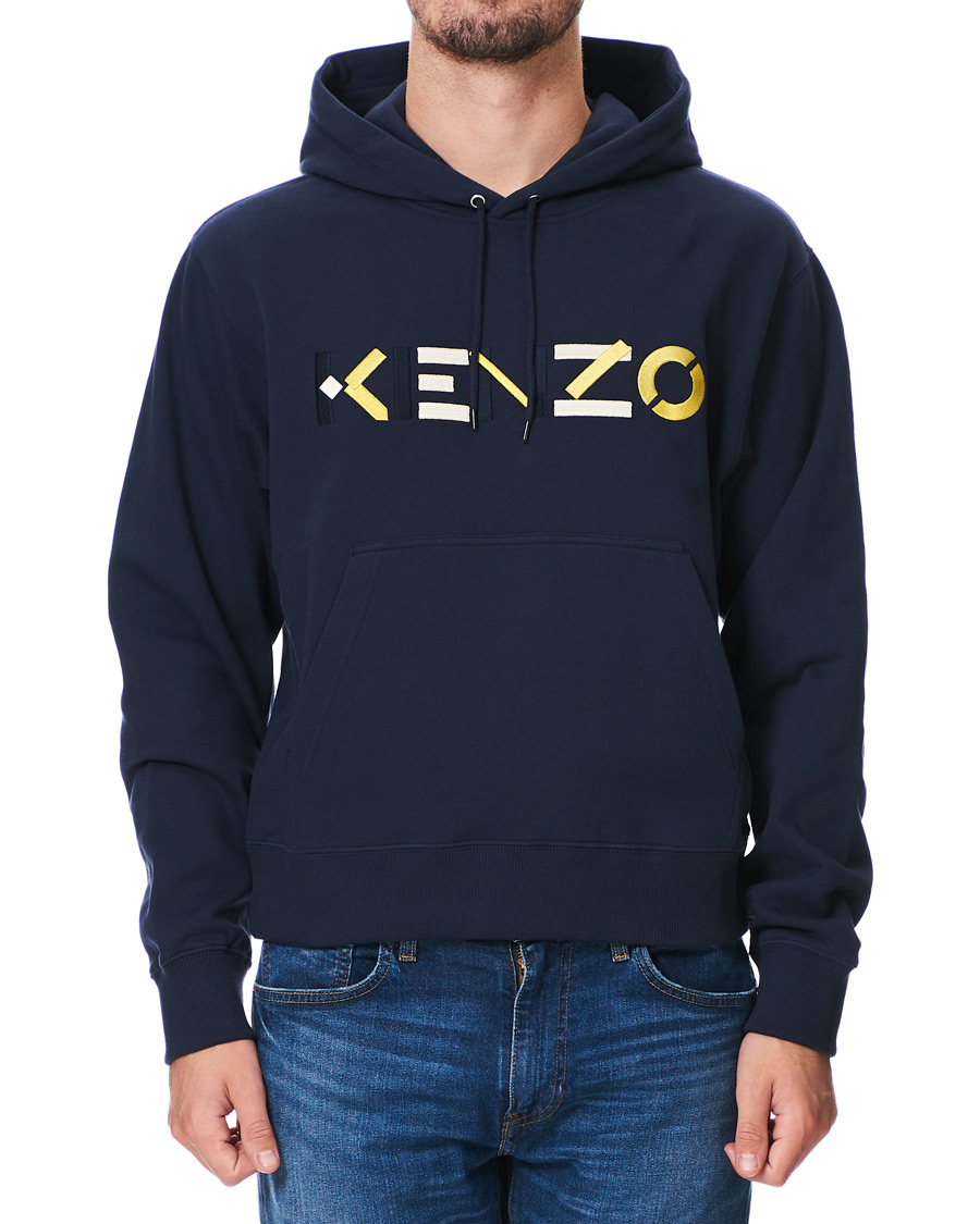 kenzo multi logo hoodie