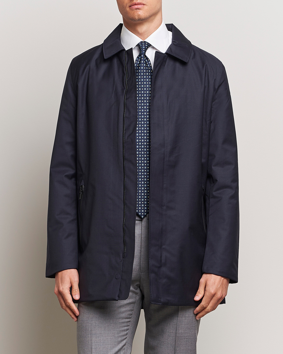 UBR Regulator Coat Savile Dark Navy Wool bei Care of Carl