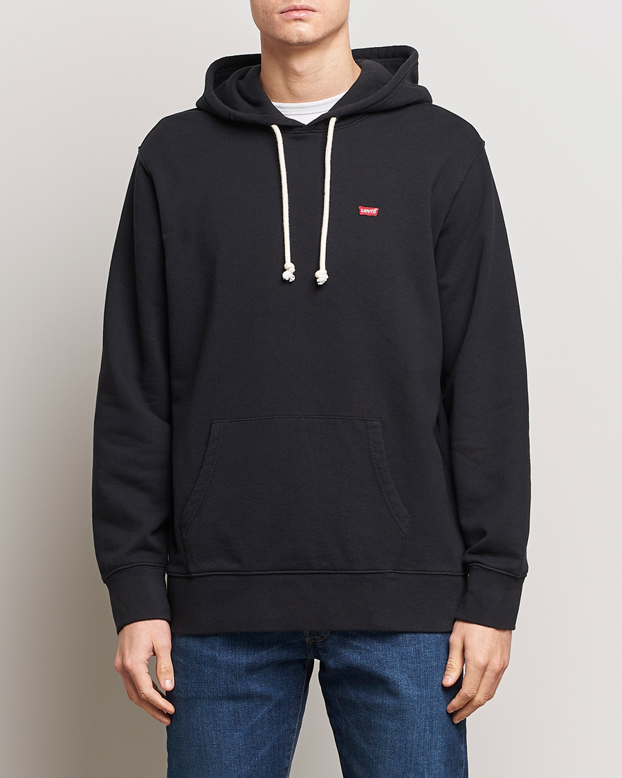 Black levi hoodie mens online