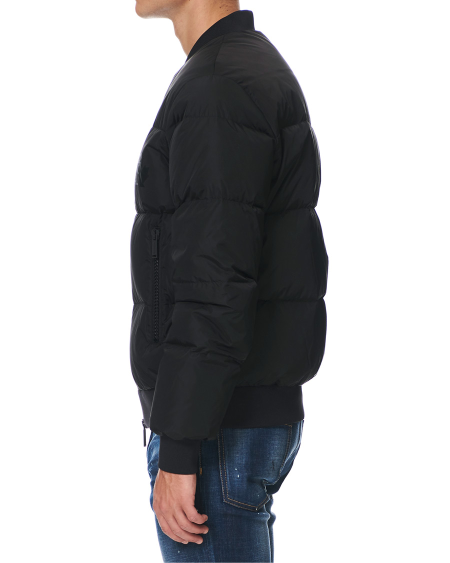 Dsquared2 Rib Puffer Bomber Jacket Black bei Care of Carl