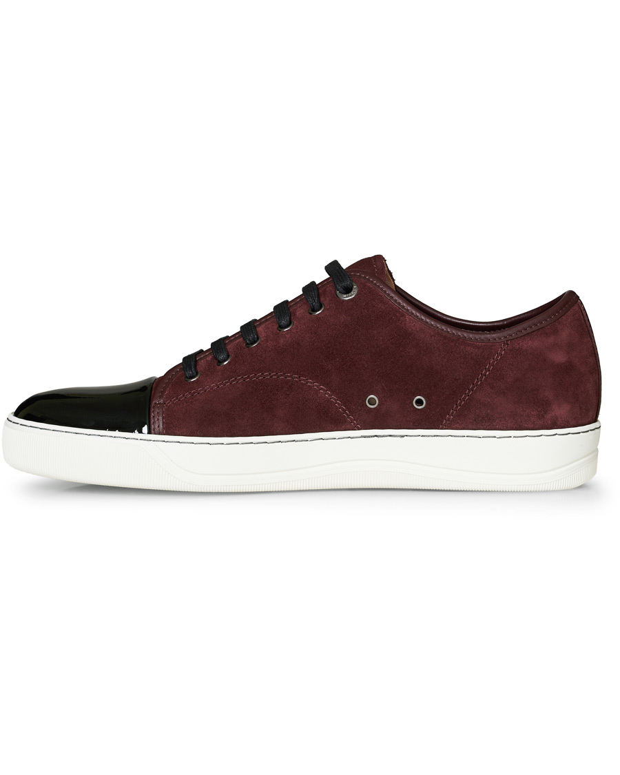 Lanvin burgundy sale suede classic