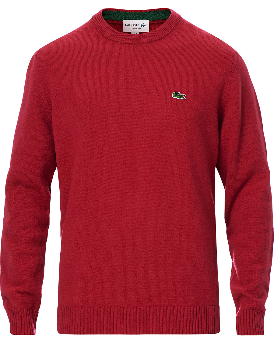 Lacoste hot sale lambswool sweater