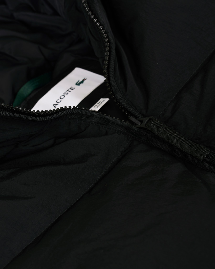 Lacoste hooded bomber on sale jacket