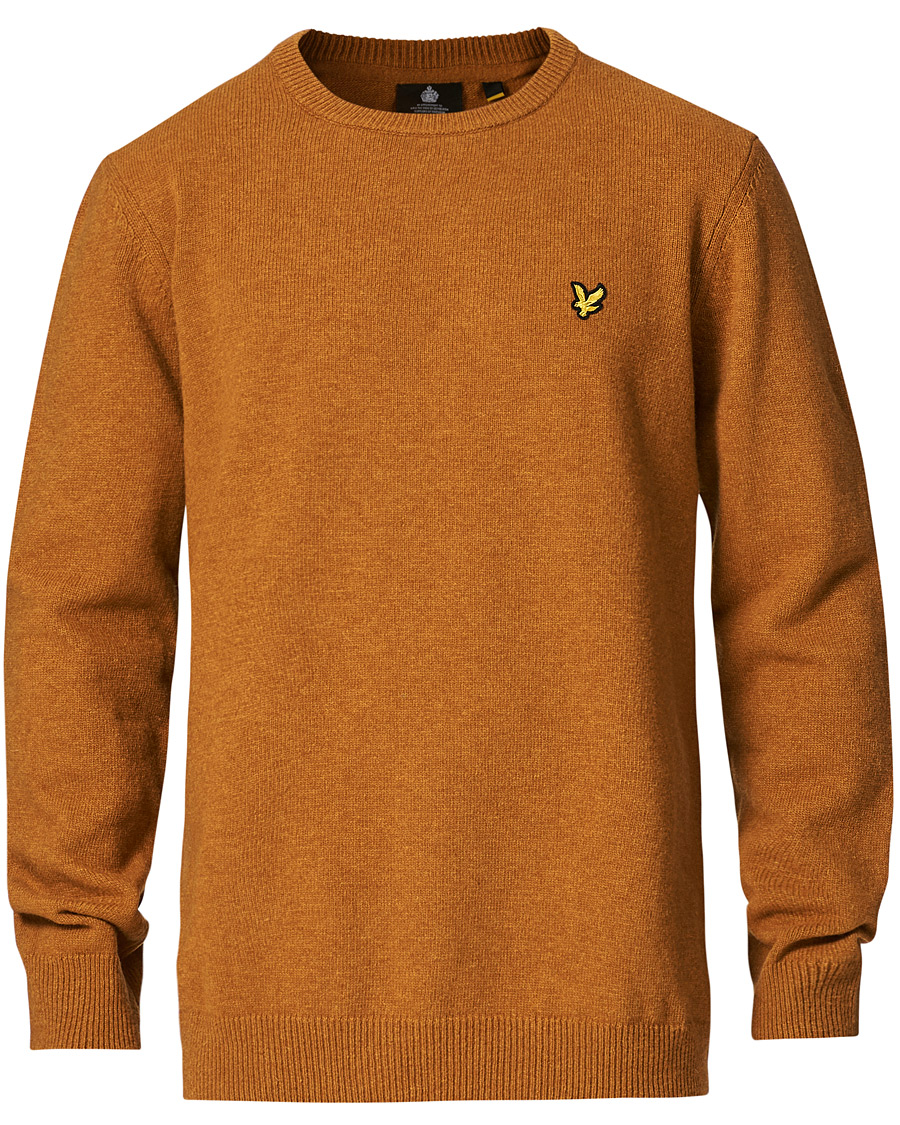 lyle and scott brown jumper