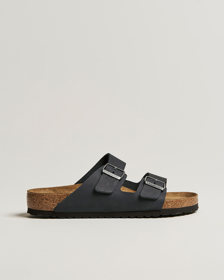 BIRKENSTOCK Arizona Classic Footbed Black Olied Leather bei Care of Carl