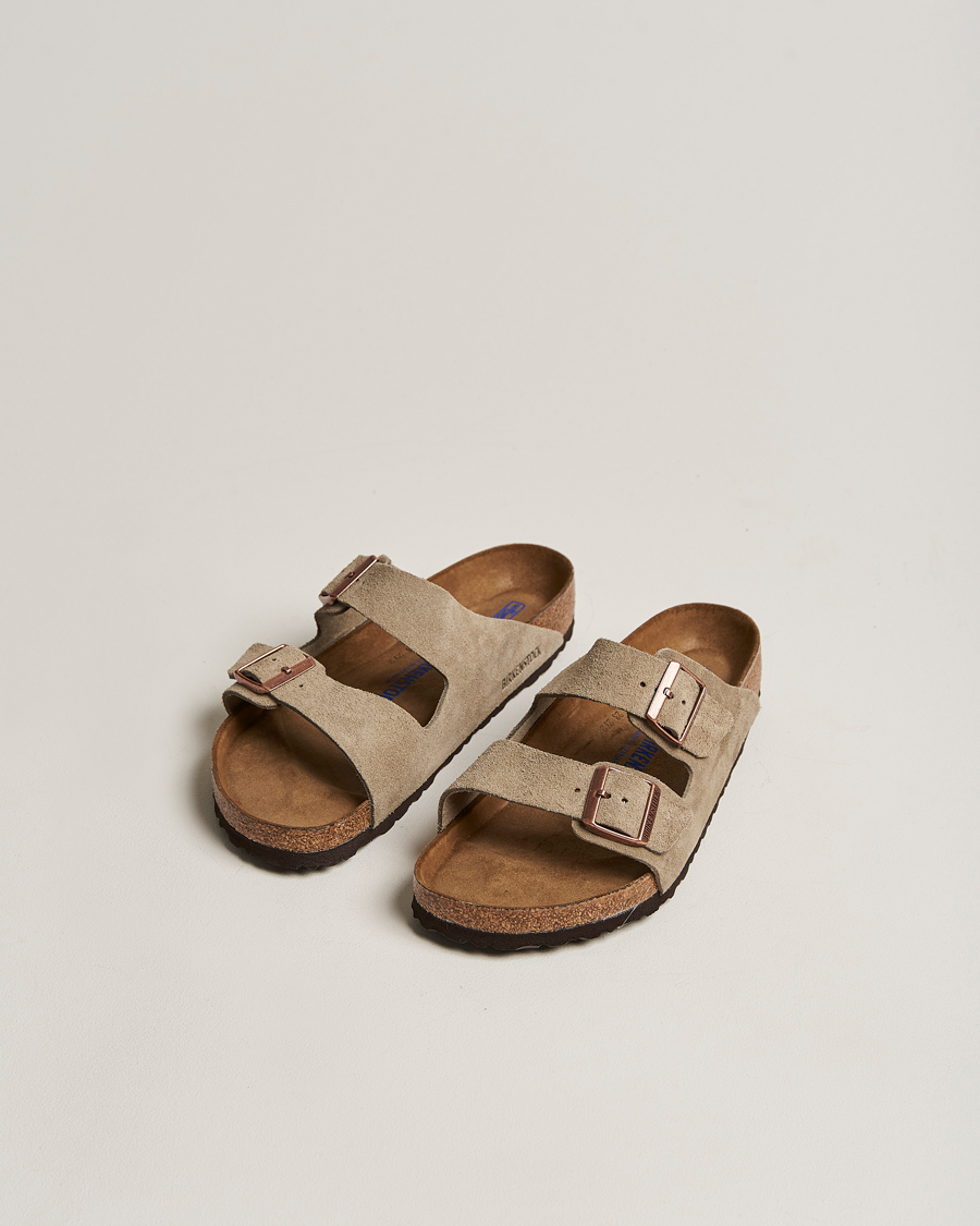 BIRKENSTOCK Arizona Soft Footbed Taupe Suede