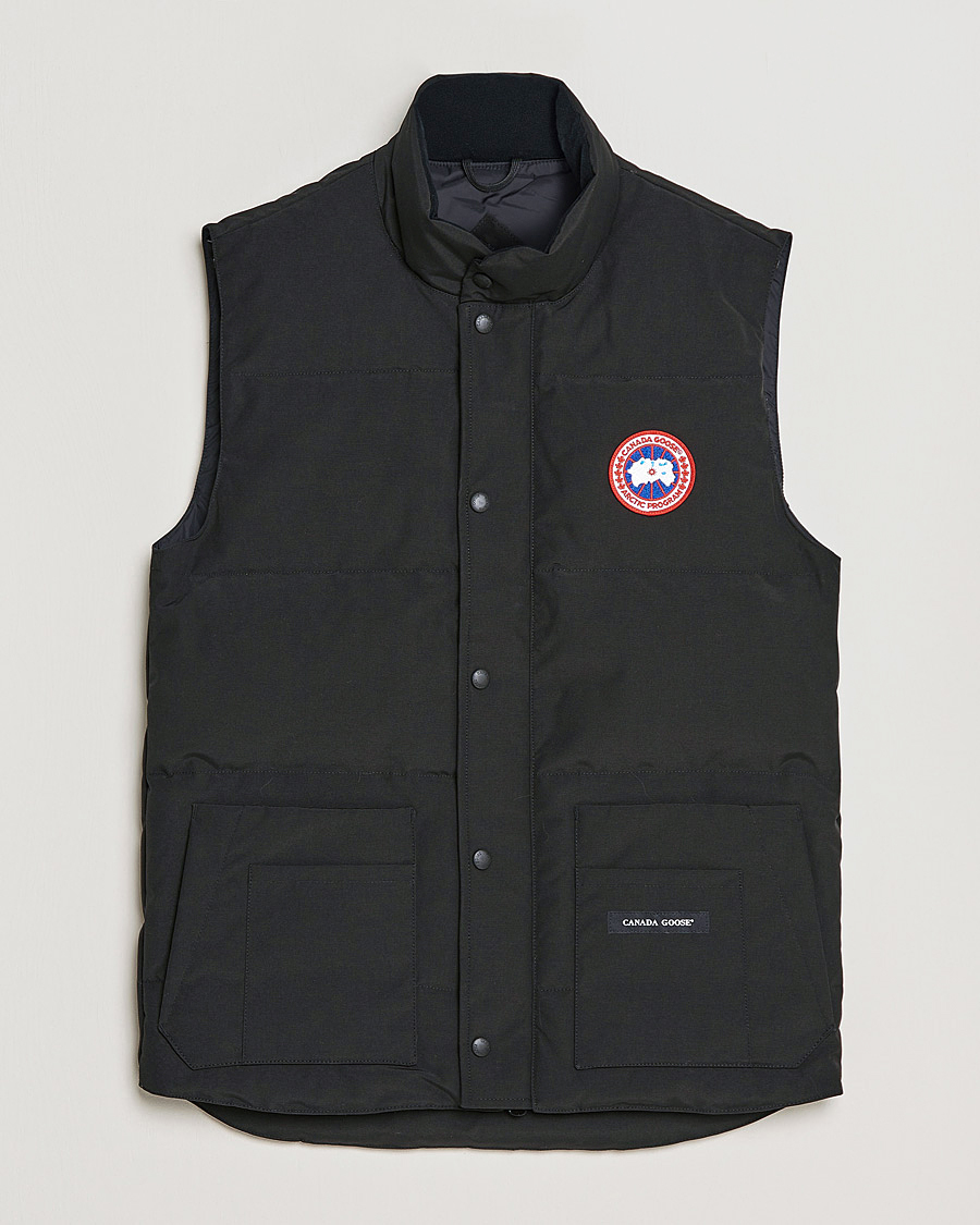 Black canada goose bodywarmer on sale