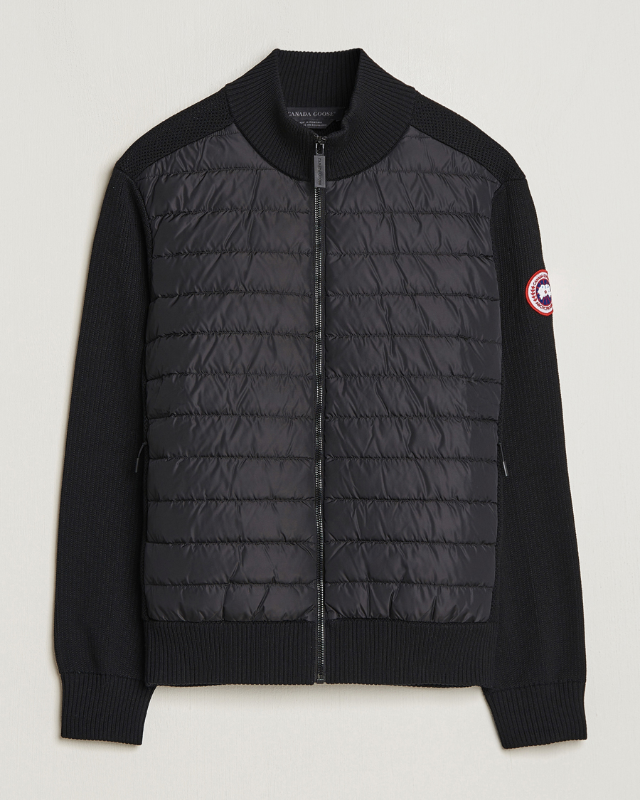 Hybridge knit jacket deals black label