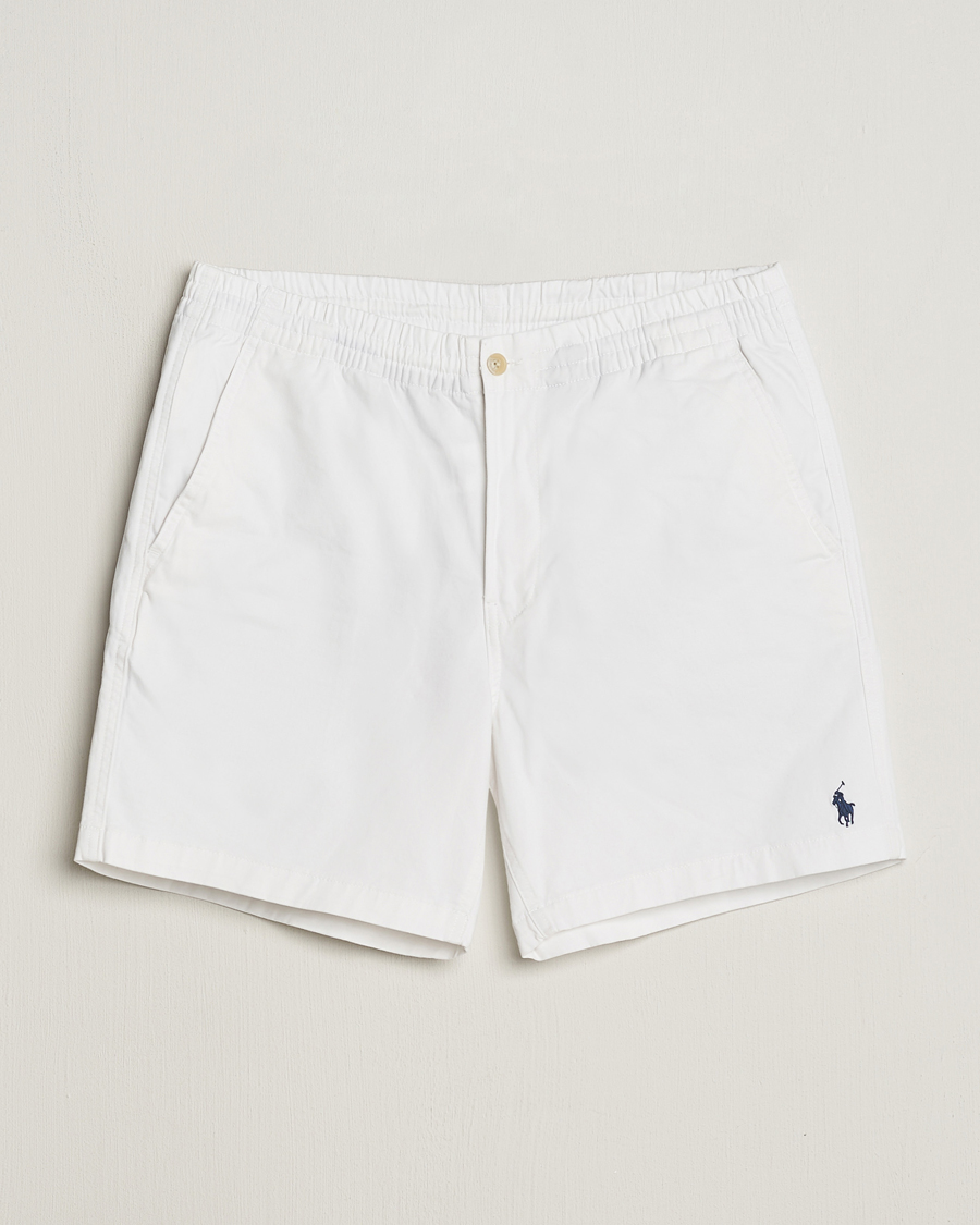 All white polo shorts on sale