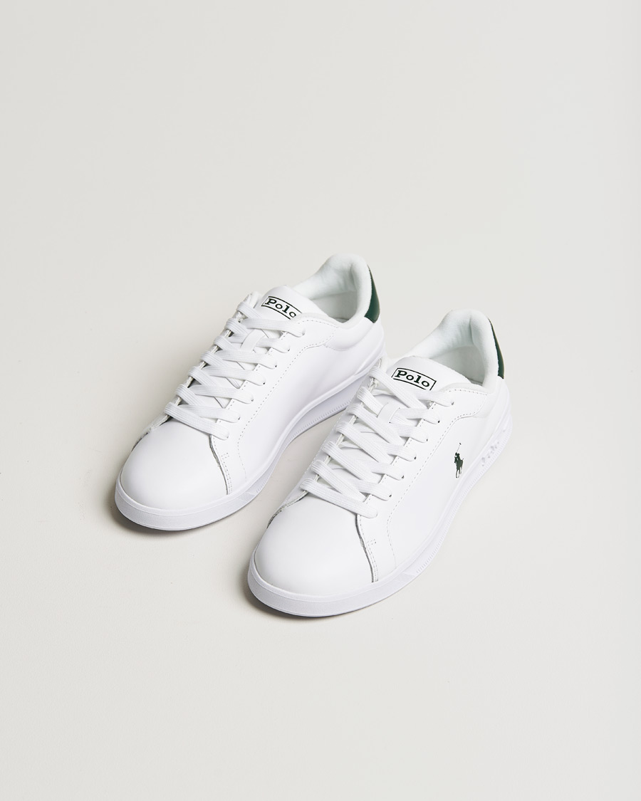 Herren |  | Polo Ralph Lauren | Heritage Court II Sneaker White/College Green