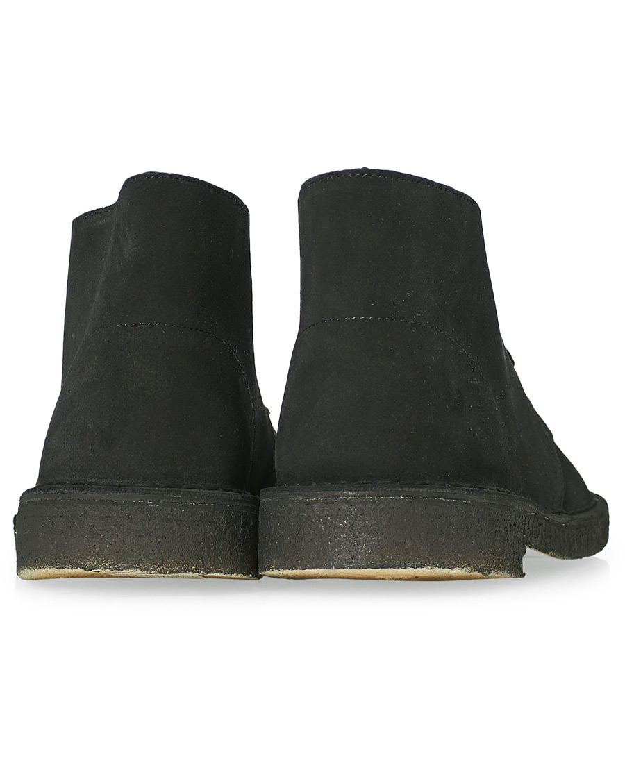 Black suede desert boots online