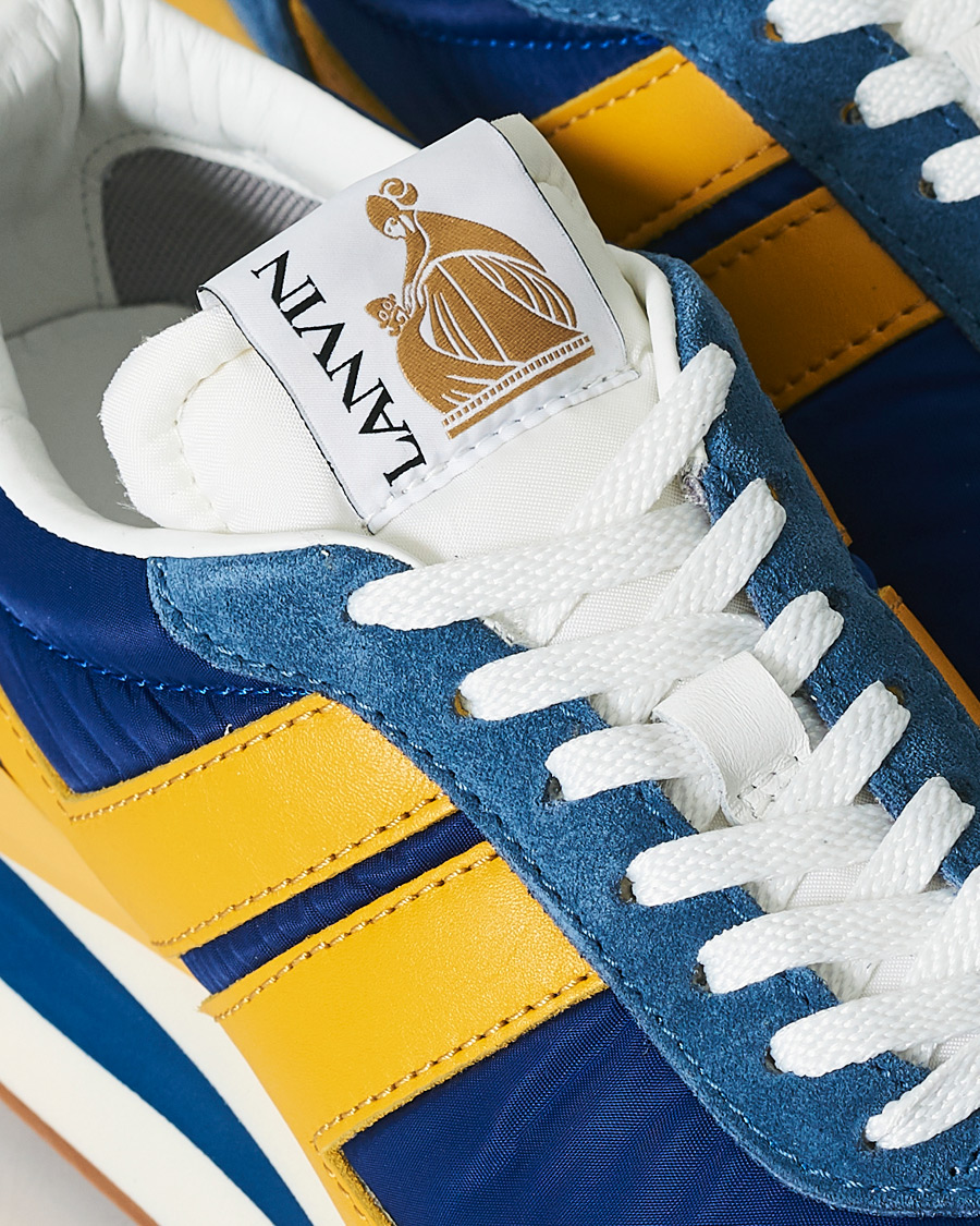 Lanvin blue sale suede sneakers