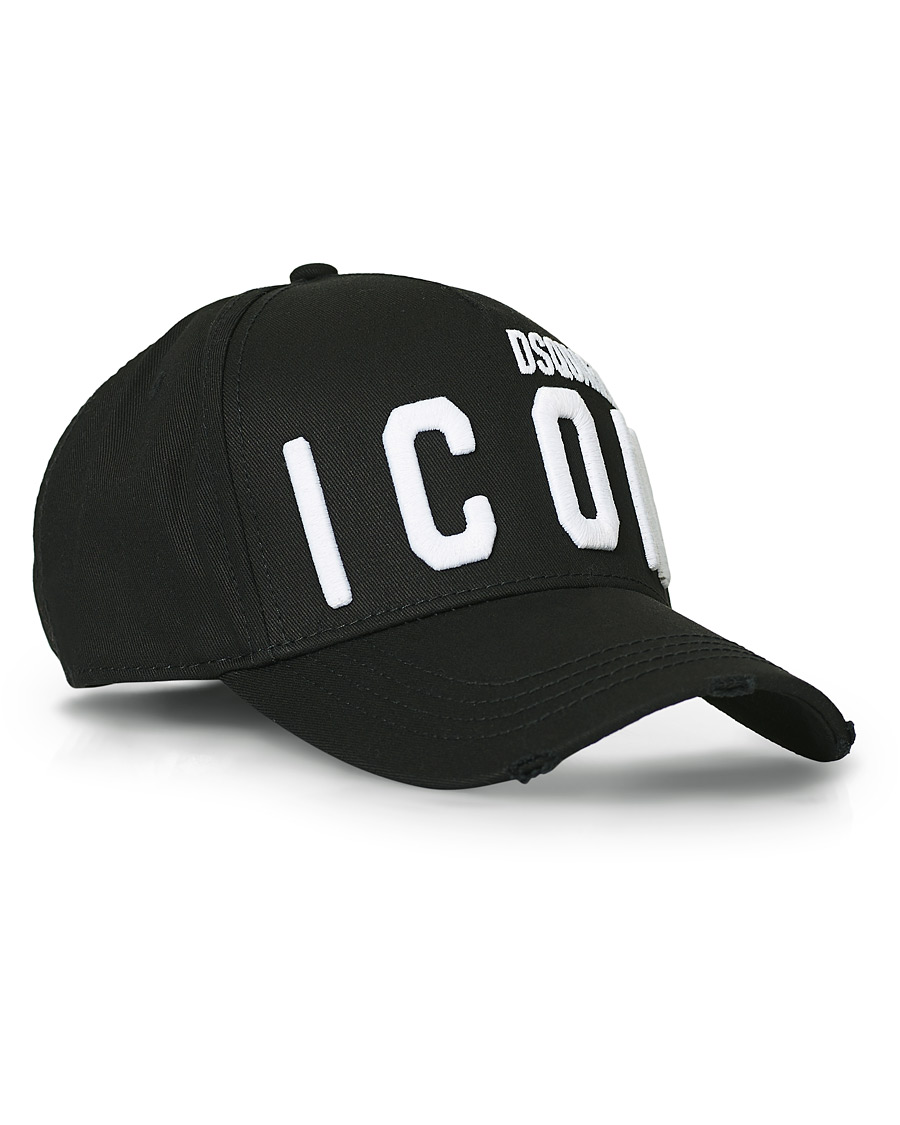 Black icon cap online