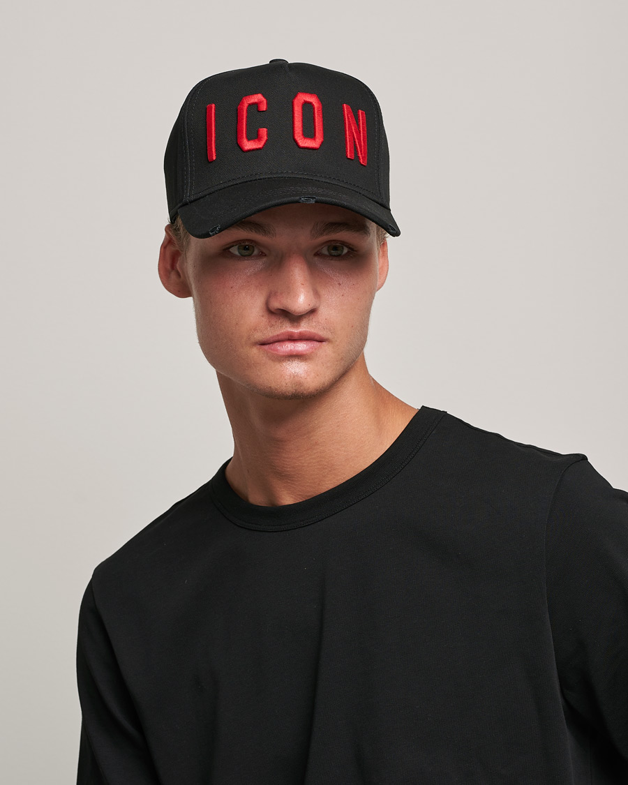 Dsquared2 Icon Baseball Cap Black Red