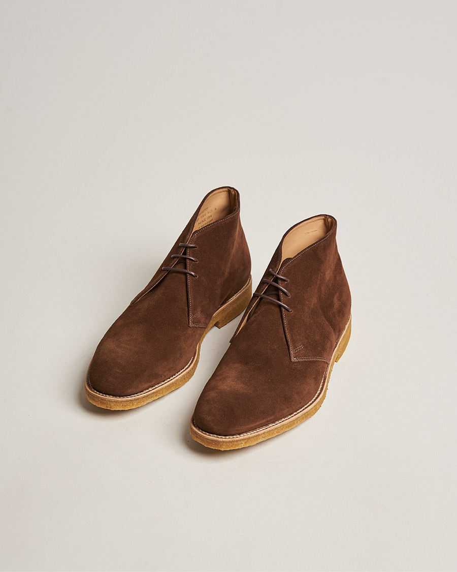 Loake 1880 Rivington Suede Crepe Sole Chukka Brown bei Care of Carl