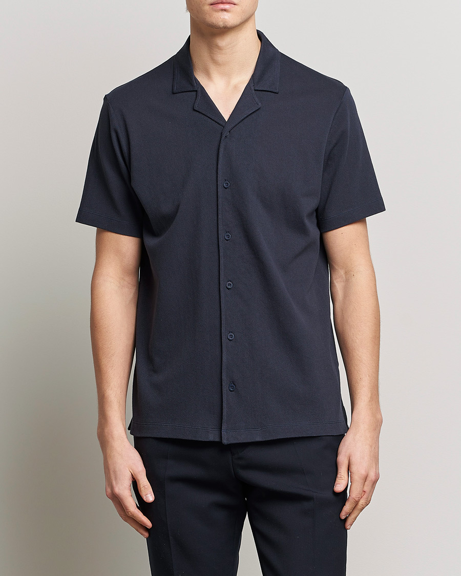 Herren |  | Sunspel | Riviera Resort Shirt Navy