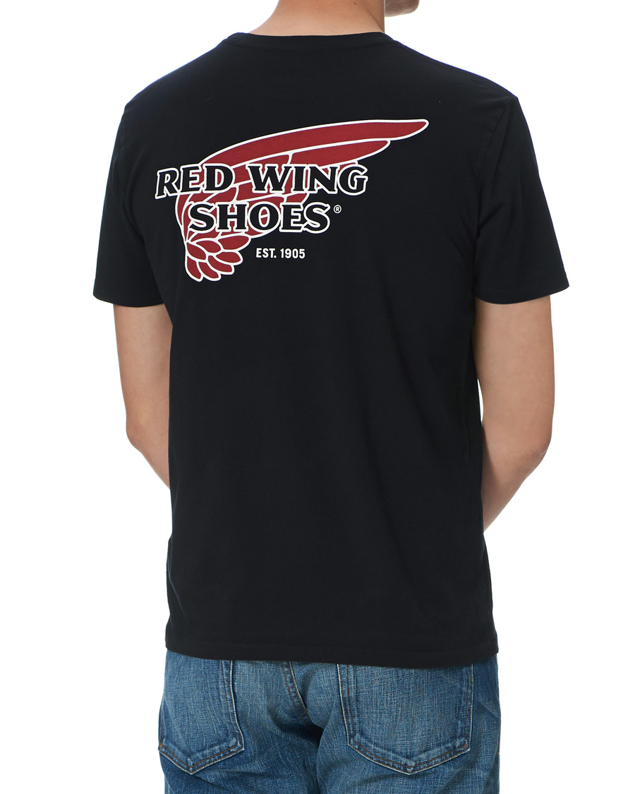 red wing logo boots font