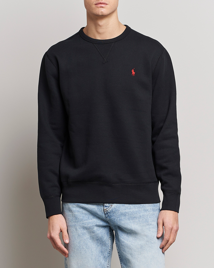 Herren | Sweatshirts | Polo Ralph Lauren | RL Fleece Sweatshirt Polo Black